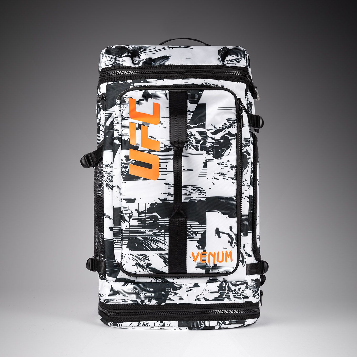 UFC Zenith | VENUM 格斗周 运动包 - 黑/白/橙色