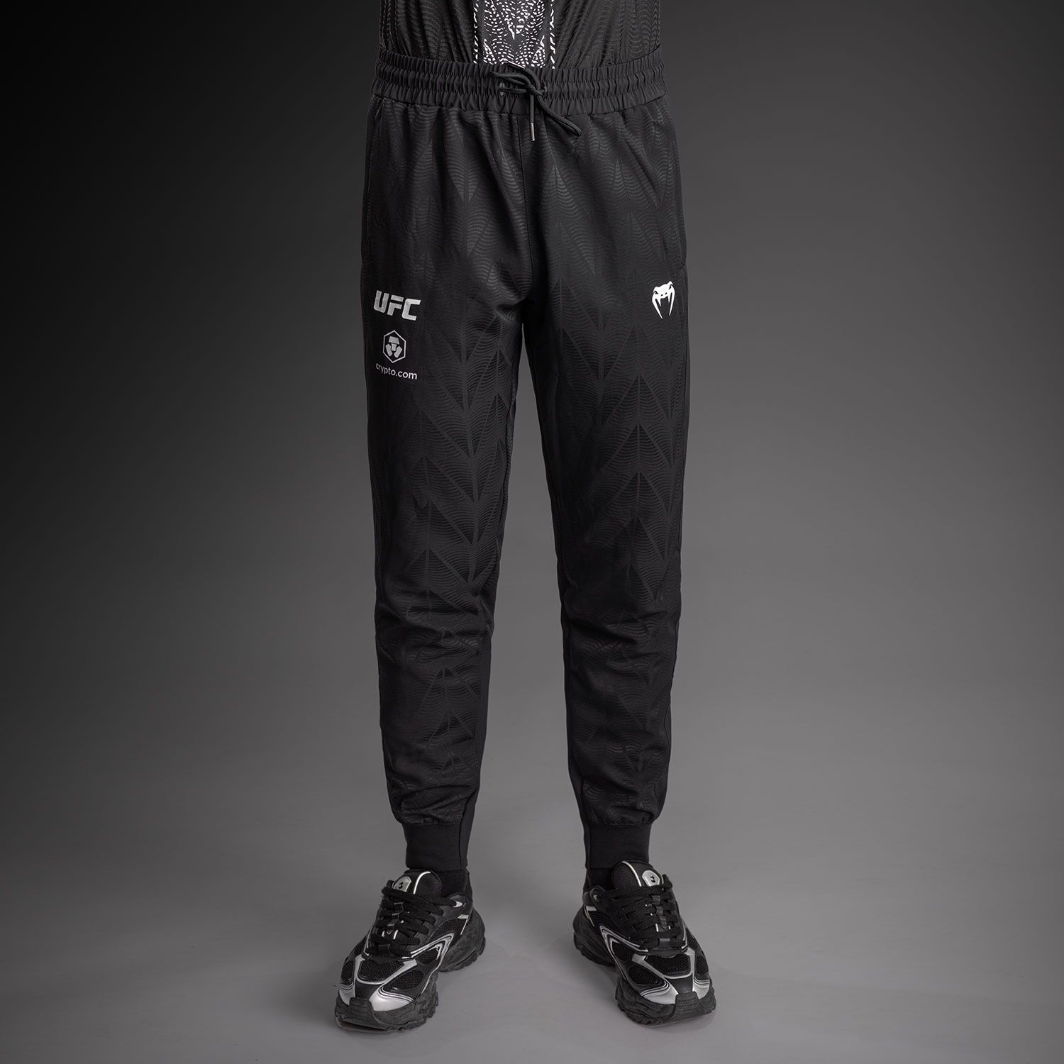 UFC Zenith | VENUM 格斗之夜 男士卫裤 - 黑/白色