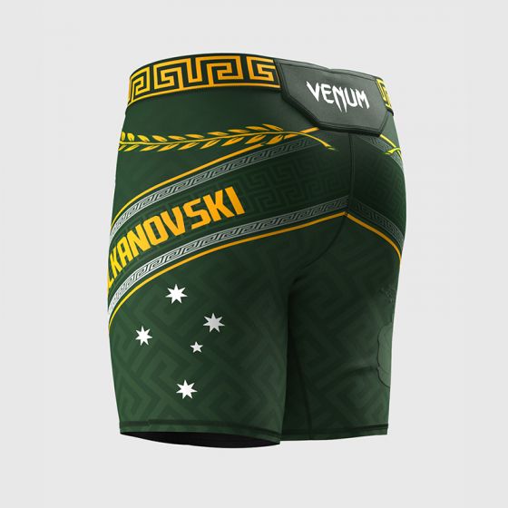 UFC Unrivaled | VENUM Alexander Volkanovski 男士紧身短裤 - 绿色