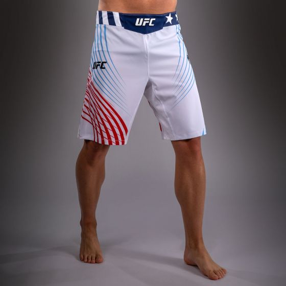 UFC Freedom 250 | VENUM 格斗之夜 男士格斗短裤- 长款 - 白/蓝/红色