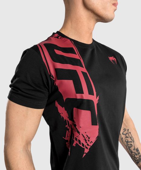 UFC |VENUM Authentic 格斗周 2.0 T恤 - 黑/红色-