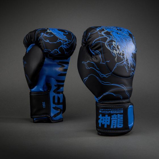 Venum Thunder Dragon Boxing Gloves - Black/Royal Blue