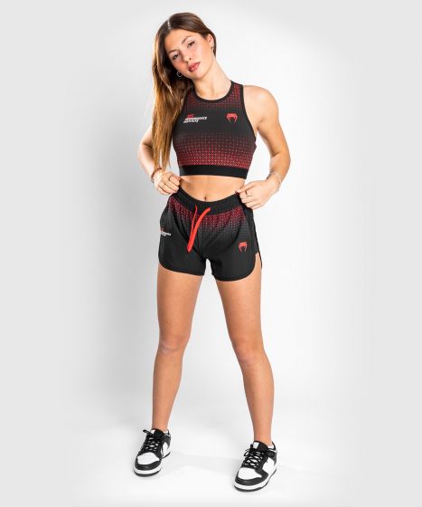 UFC |VENUM Performance Institute 女士运动内衣- 黑/红色-