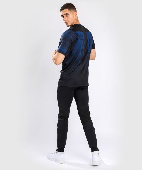 VENUM|UFC Venum Authentic 格斗之夜 2.0 暗夜系列 男子出场短袖 - 蓝/黑色