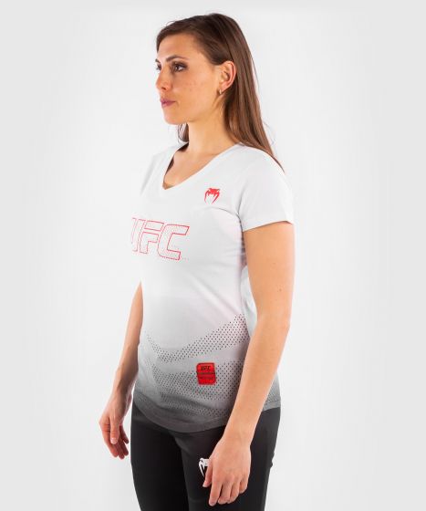 UFC| VENUM AUTHENTIC格斗周女士运动短袖 - 白色