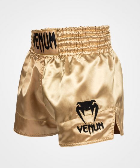 Venum Classic 泰拳短裤 - 金/黑色