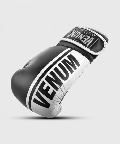 VENUM SHIELD 专业拳击手套 - 黑/白色