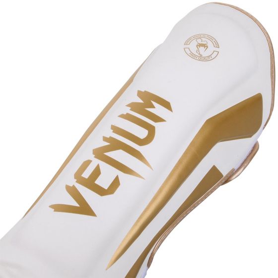 Venum Elite 站式护腿 - 白/金