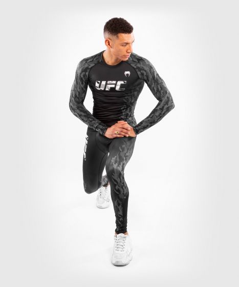 UFC | VENUM AUTHENTIC格斗周-男士长袖紧身衣- 黑色
