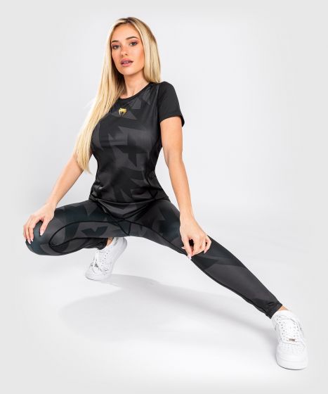 VENUM RAZOR 女士速干T恤 - 黑/金色