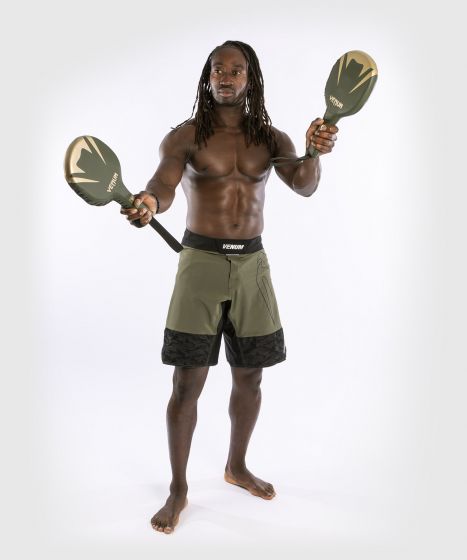 VENUM 专业拳击球拍 (对) - 卡其/金色