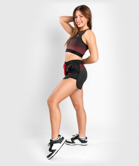 UFC |VENUM Performance Institute 女士运动内衣- 黑/红色-
