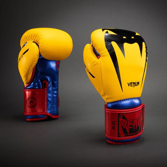 VENUM Giant 3.0 拳击手套 - 黄/金属蓝/金属红色