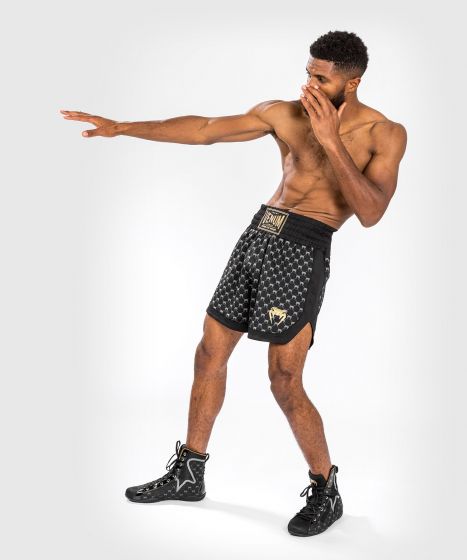 VENUM MONOGRAM 拳击短裤 - 黑色
