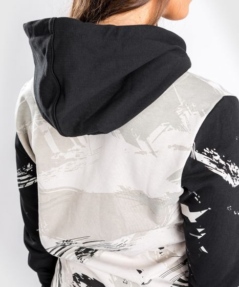 UFC |VENUM Authentic 格斗周 2.0 女士卫衣 - 沙/黑色-