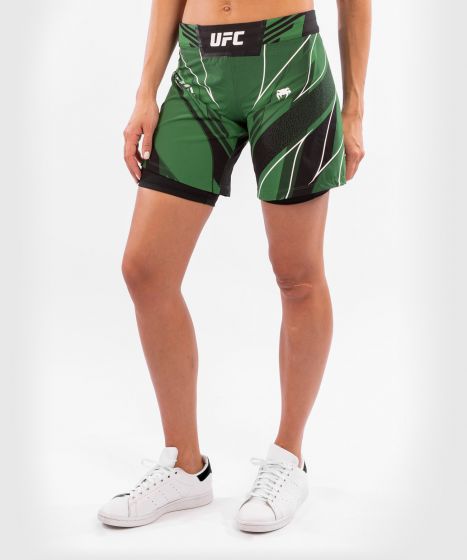 UFC｜ VENUM AUTHENTIC格斗之夜女士五分短裤 - 绿色