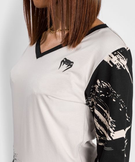 UFC |VENUM Authentic 格斗周 2.0 女士长袖T恤 - 沙/黑色-