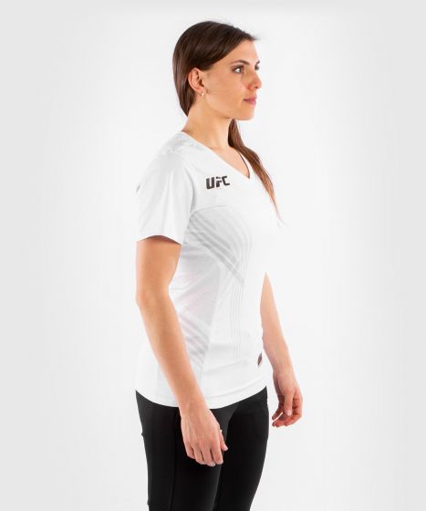 UFC｜ VENUM AUTHENTIC格斗之夜女士运动短袖 - 白色
