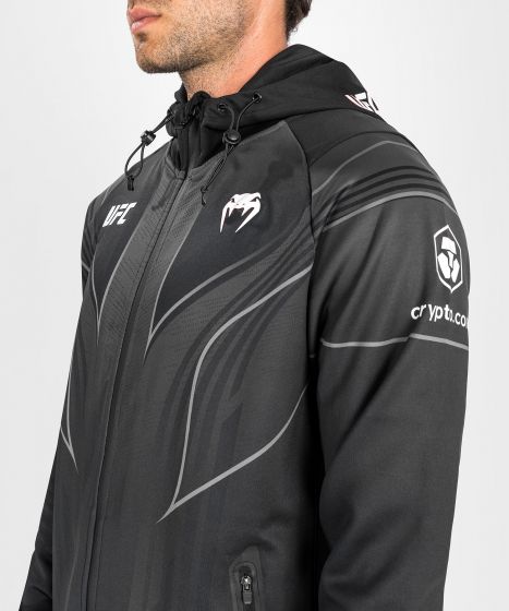 VENUM|UFC Venum Authentic 格斗之夜 2.0 男子出场外套 - 黑色