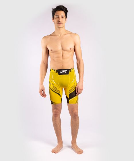 UFC｜ VENUM AUTHENTIC格斗之夜VALE TUDO男士紧身五分短裤 - 黄色