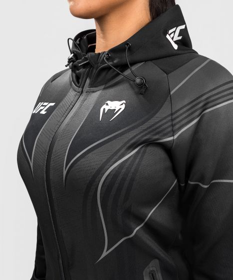 VENUM|UFC Venum Authentic 格斗之夜 2.0 女子出场外套 - 黑色