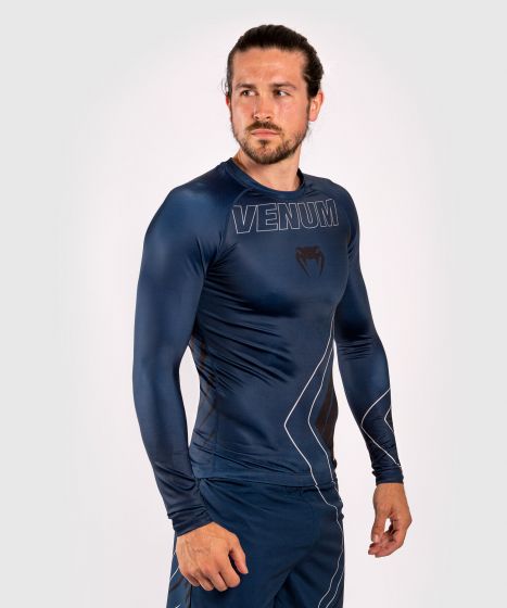 VENUM Contender 5.0 长袖紧身衣 - 海军蓝/沙色
