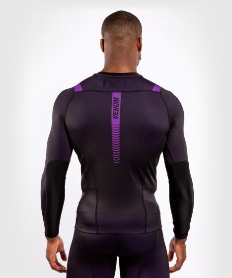 VENUM NO GI 3.0 紧身T恤-长袖-黑色/紫色