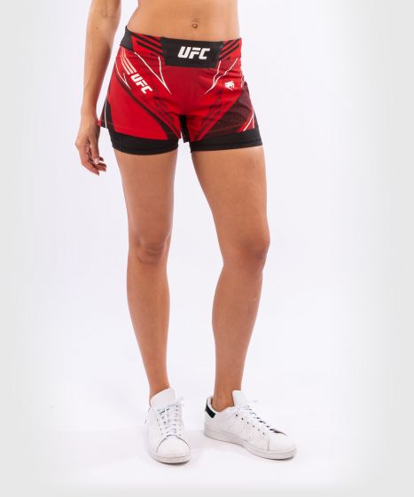 UFC｜ VENUM AUTHENTIC格斗之夜女士短裤 - 红色