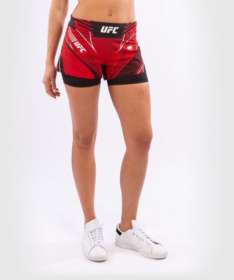 UFC| VENUM AUTHENTIC格斗之夜女士短裤 - 红色