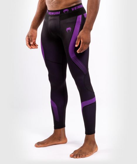 Venum No Gi 3.0 紧身裤 - 黑色/紫色
