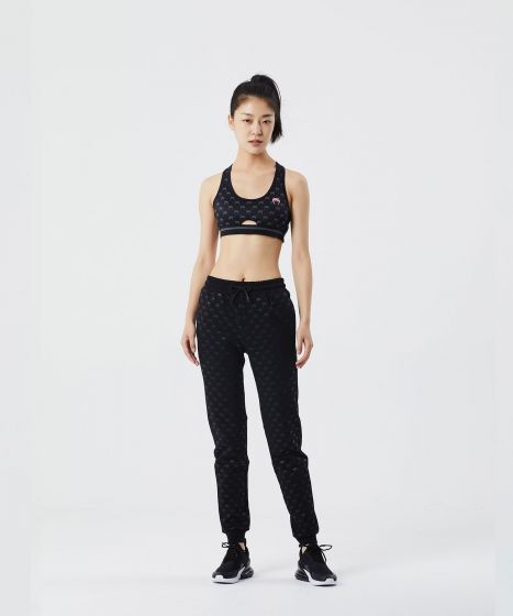 VENUM MONOGRAM 女士卫裤 - 黑/粉金色