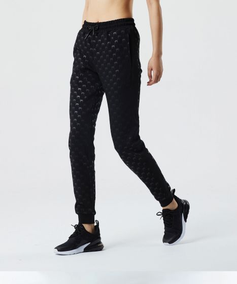 VENUM MONOGRAM 女士卫裤 - 黑/粉金色