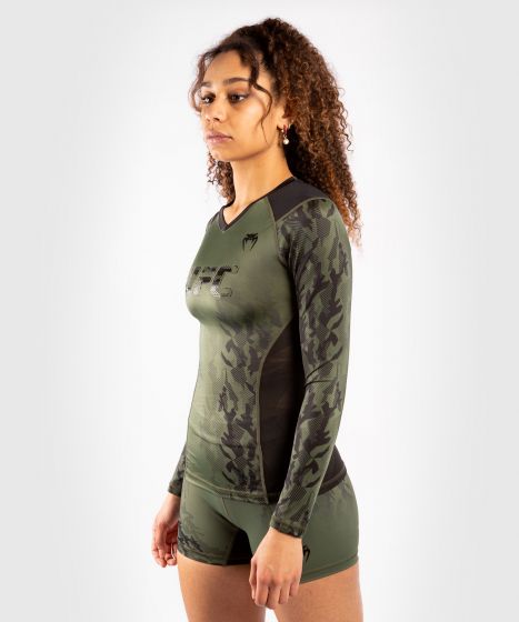 UFC| VENUM AUTHENTIC格斗周女士长袖紧身衣 - 卡其色