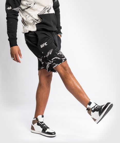 UFC |VENUM Authentic 格斗周 2.0 棉质短裤 - 黑/沙色-