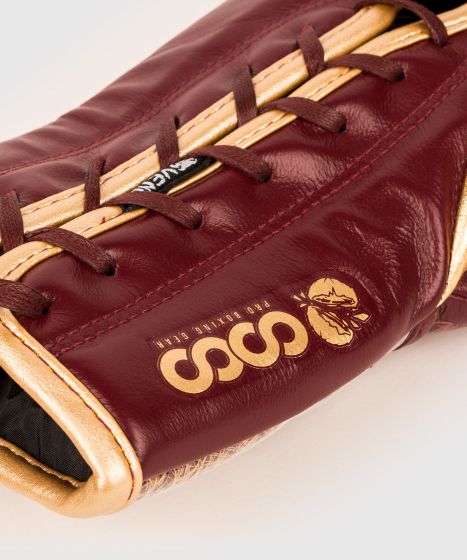 VENUM Coco MONOGRAM 专业系列拳击手套 - 绑带 - 酒红色