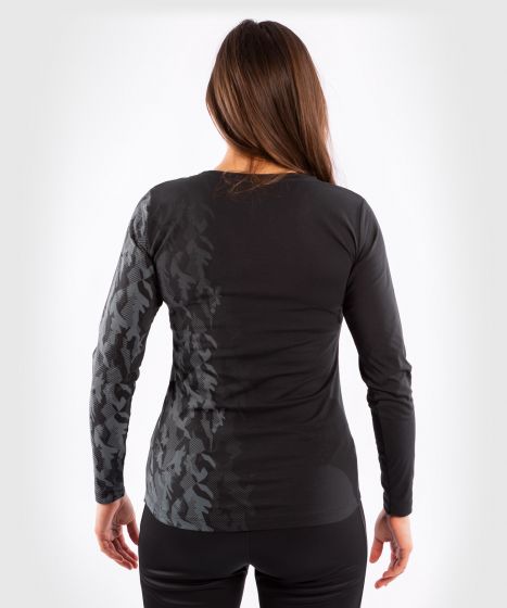 UFC| VENUM AUTHENTIC格斗周女士长袖T恤 - 黑色