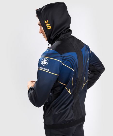 VENUM|UFC Venum Authentic 格斗之夜 2.0 暗夜系列 男子出场外套 - 蓝/黑/金色