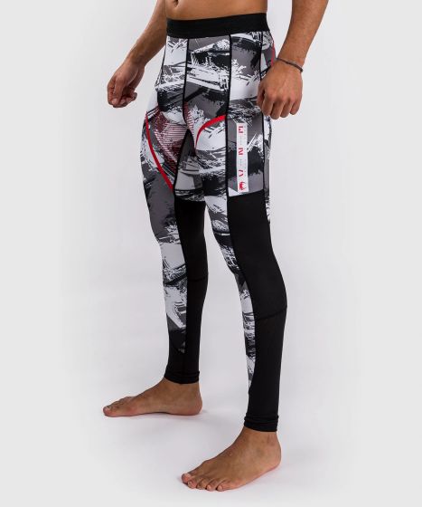 VENUM Electron 3.0 男士紧身长裤 - 灰/红色