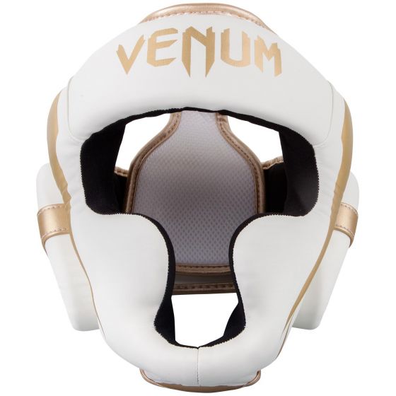 Venum Elite 头具 - 白/金