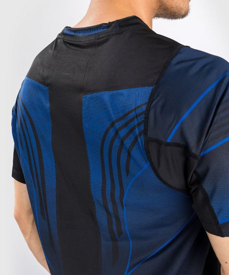 VENUM|UFC Venum Authentic 格斗之夜 2.0 暗夜系列 男子出场短袖 - 蓝/黑色