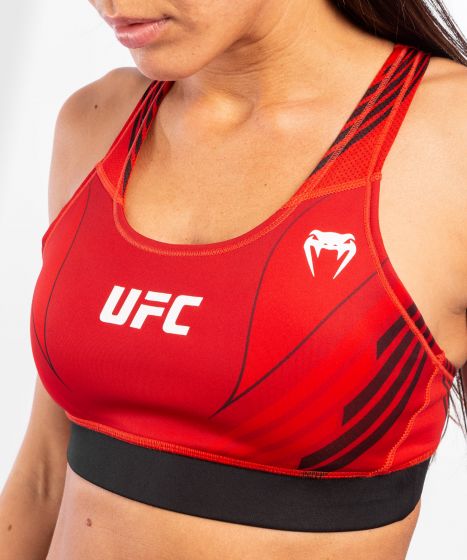 UFC｜ VENUM AUTHENTIC格斗之夜女士运动文胸 - 红色
