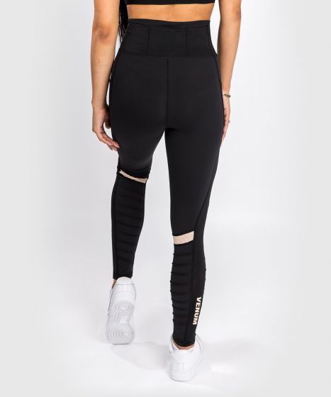 Venum Moto Leggings (For Women) - Black/Sand