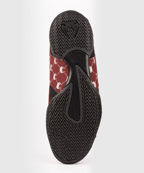 VENUM Elite Evo Monogram 拳击鞋 – 黑/酒红色