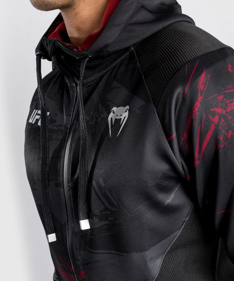 UFC |VENUM Authentic 格斗周 2.0 卫衣 - 黑/红色-