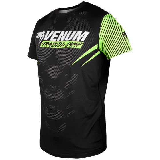 Venum Training Camp 2.0 速干T恤 - 黑/荧光黄 - 专属