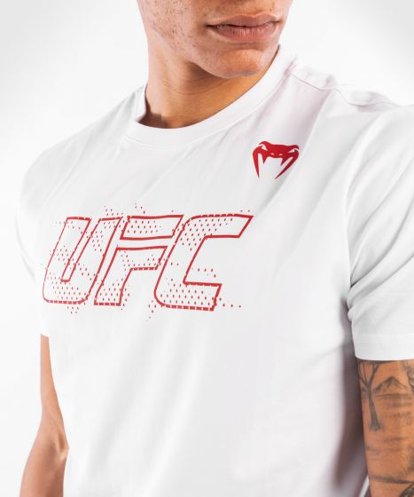 UFC| VENUM AUTHENTIC格斗周男士运动短袖 - 白色