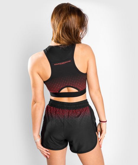 UFC |VENUM Performance Institute 女士运动内衣- 黑/红色-