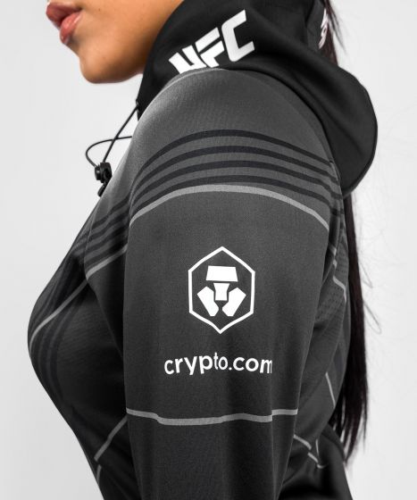 VENUM|UFC Venum Authentic 格斗之夜 2.0 女子出场外套 - 黑色