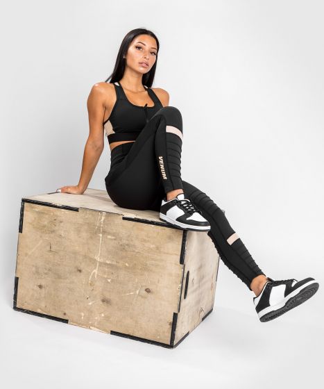 Venum Moto Leggings 7/8 (For Women) - Black/Sand