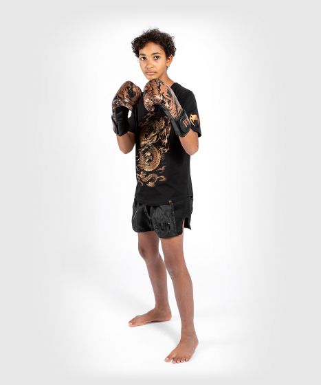 VENUM Dragon's Flight 儿童T恤 - 黑/铜色